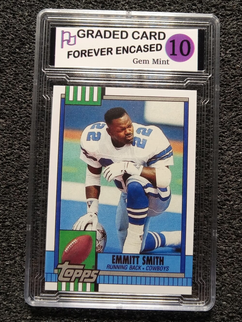 Emmitt Smith Dallas Cowboys HOF Football Rookie Card